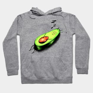 Funny Happy Sleepy Avocado Alien - Proste Keto Diet - Keto Mama - Low Carb Hoodie